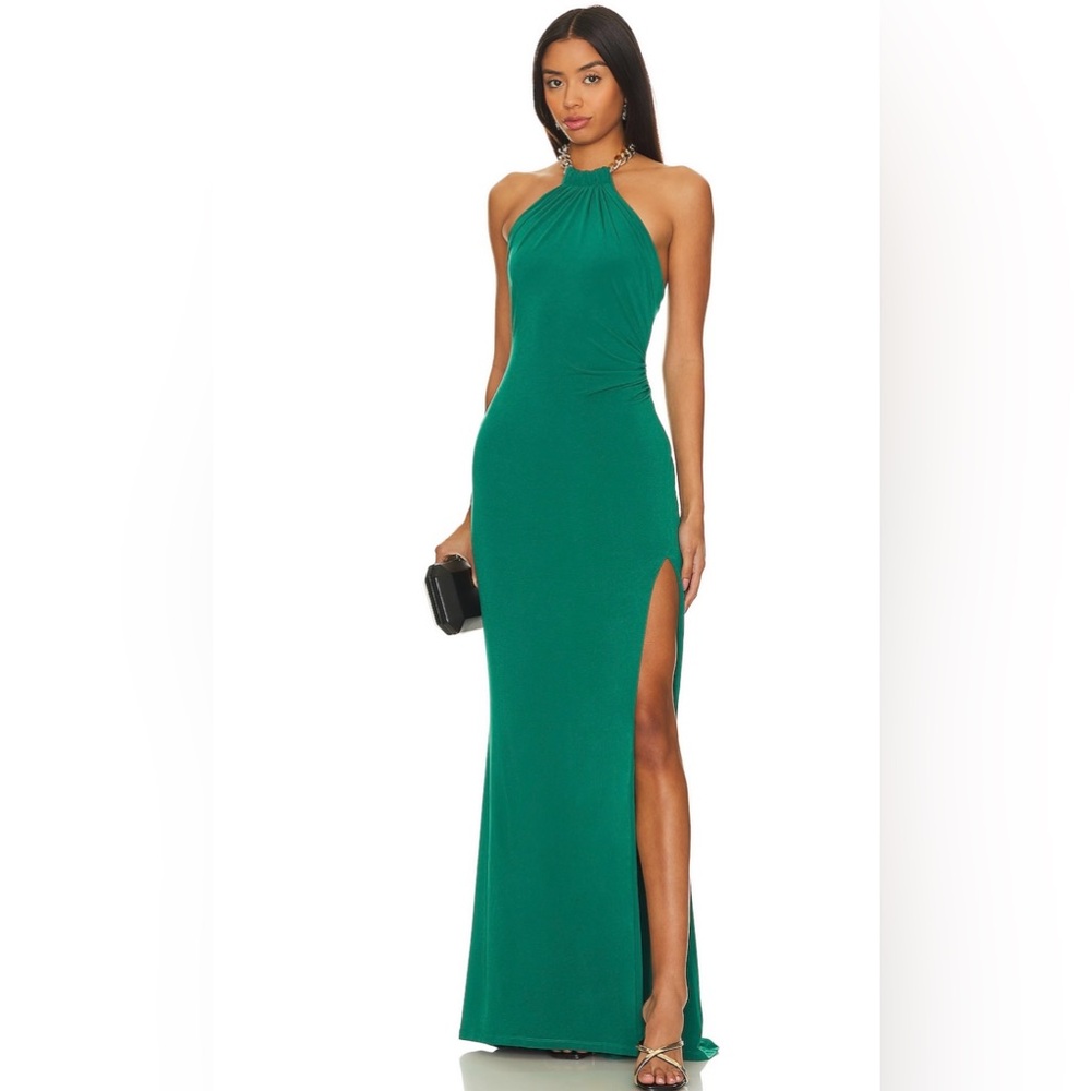NWT NOOKIE XS Captivate Jade Halter Dress